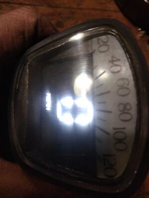 Lambretta Gp and Sx Gps Speedometer, Please state Black Or White Fascia.  - Image 1 of 4