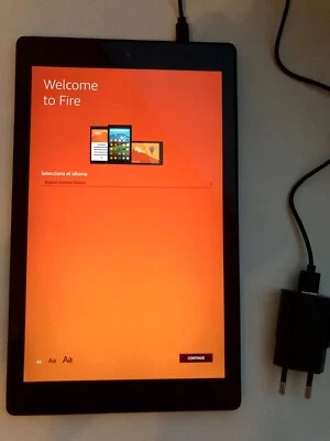 Amazon Fire HD 10 (7. Generation) 32GB, WLAN, 25,7cm (10.1 Zoll) - Schwarz - Bild 1 von 2