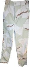 US ARMY CAMO BDU PANTS DESERT CAMOUFLAGE TROUSERS 8415-01-327-5327 XSMALL LONG