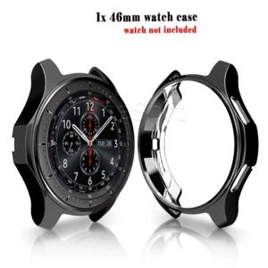 Amortyzujące wstrząsy czarne ochronne tylne etui do Samsung Gear S3 Frontier SM-R765V - Zdjęcie 1 z 1