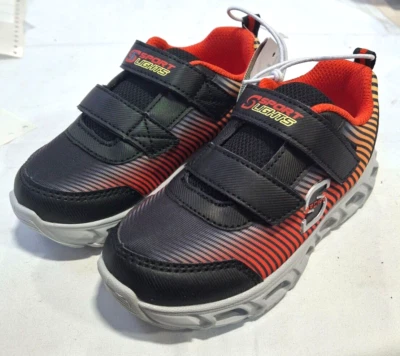 Zapatillas deportivas Ayden Light-Up negras - S Sport de Skechers talla 10 B-719 para niños pequeños Foto 1 de 2