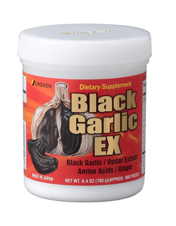 Super Umeken Fermented Black Garlic Extract Balls Immune Stamina Booster 3 Bottles