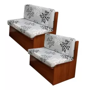 RV Dinette Cushion Covers Stretch 2 Bench Cover & 2 Backrest Cover Pattern 01 - Picture 1 of 8