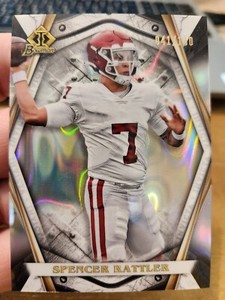 SPENCER RATTLER 2021-22 BOWMAN UNIVERSITY CHROME INVICTA LAVA REFRACTOR 41/150