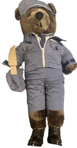 Patriot Bear Mail Carrier USPS Postal Mailman 20" Teddy Bear Plush 1986 Complete - Picture 1 of 16
