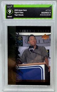 TIGER WOODS 2001 UPPER DECK GOLF ROOKIE TIGER'S TALES #TT12 HOF DGC 9 MINT RC - Picture 1 of 6