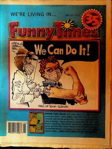 Funny Times Magazine May 2021 Rosie the Riveter Doctor Shot - Picture 1 of 1