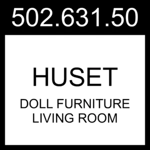 IKEA HUSET Doll Furniture Living Room 502.631.50 - Picture 1 of 1