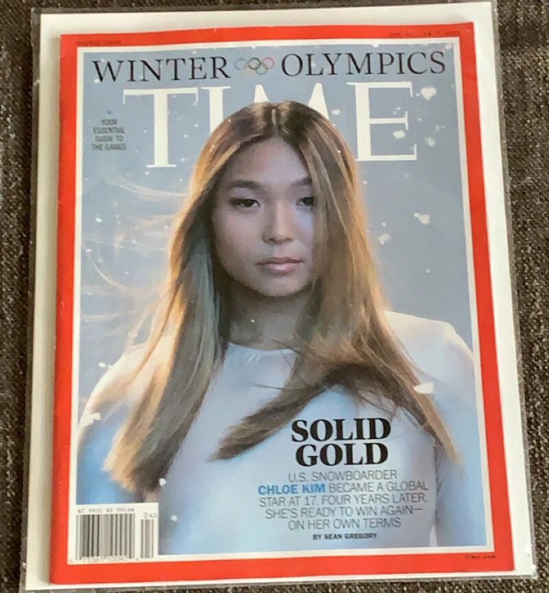 Chloe Kim NO LABEL Winter Olympics - TIME Magazine - January 31-February 7 2022 - Image 1 of 1