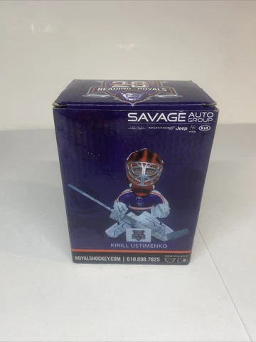 Reading Royals Kirill Ustimenko Goalie ECHL Hockey Bobble Head Box Cover