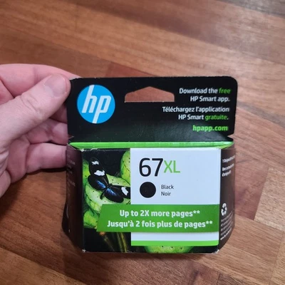 HP 67XL High Yield Black Original Ink Cartridge 2027 - Image 1 of 4