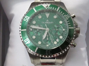 Dugena 4461106 Diver XL 44mm Herren Taucheruhr 30 ATM, Chronograph NEU IN BOX - Bild 1 von 5