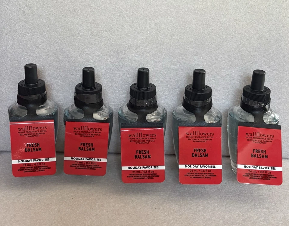 Bath & Body Works (5 Piezas) BÁLSAMO FRESCO Wallflower Recarga ¡Nuevo! ¡Envío gratis! Foto 1 de 1