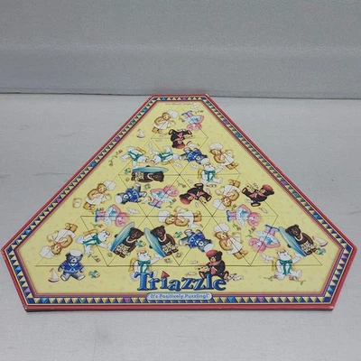 TRIAZZLE Honeycomb Bears/Teddy Bears by Dan Gilbert 16 Pieces Complete 2001 Vtg - Image 1 of 4