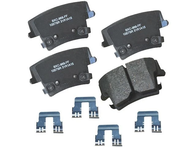 Juego de pastillas de freno traseras Bendix 36182JPTP 2006 2007 2008 para Chrysler 300 2005-2022 Foto 1 de 2