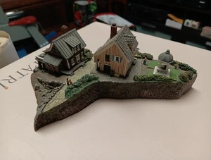 Danbury Mint Lighthouse Point 4 Piece set Colin Gough Fisherman’s Cove Village - Picture 1 of 3