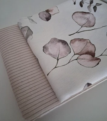 Oeko-Tex Stoffpaket 2 x 50 x 140/150 cm Canvas + Breitcord hellsand - Bild 1 von 2