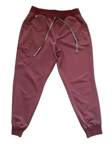 Figs High Waisted Zamora Jogger Scrub Pants Damen XL Dark Cherry - Bild 1 von 3