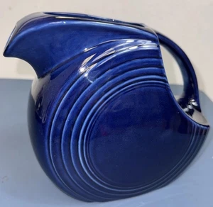 Vintage Fiestaware Cobalt Blue 64 oz Pitcher Fiesta made in USA - Picture 1 of 5