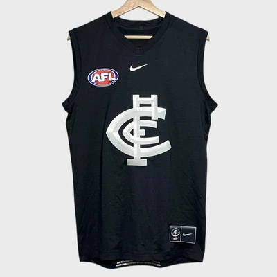 Camiseta de fútbol australiana sin mangas Nike Carlton Blues 2019 emitida por el equipo grande Foto 1 de 4