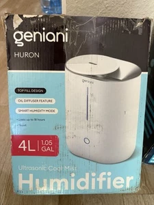 Geniani huron ultrasonic cool mist Humidifier 1.05 Gal G-1011-4LW Open Box - Picture 1 of 3