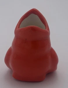 Vintage 2 1/4 inch red ceramic bird match or toothpick holder - Picture 1 of 7