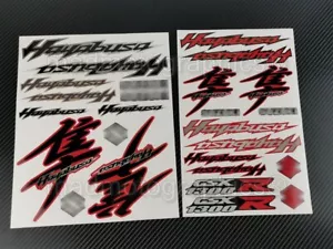 Set decalcomanie carenatura moto GSX 1300R Hayabusa per Suzuki gsx1300R - Foto 1 di 8
