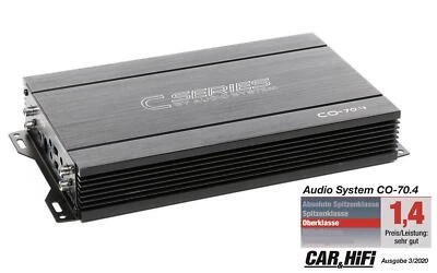 Audio System CO70.4 Endstufe 4-Kanal A/B Verstärker 440 Watt RMS Amplifier - Bild 1 von 4
