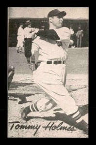 1947 Homogenized Bond #19 Tommy Holmes   NM X2406598