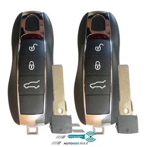 2 For 2010 -2017 Porsche 911 Cayenne Keyless Entry Remote 3 BUTTON KR55WK50138 - Picture 1 of 1