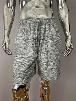 Розовый дельфин серый графический хлопок мужской взрослых логотип повседневный пот шорты размер L - Изображение 1 из 4