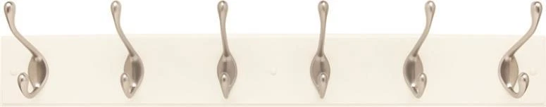 NUEVO AMEROCK 2000326 27" BLANCO Y PLATA GANCHOS ABRIGO GANCHO SOMBRERO PERCHA 7058902 Foto 1 de 1