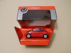 MODELLINO AUTO FIAT NUOVA 500 SCALA 1:43 COLORE ROSSO NEX WELLY - Foto 1 di 3