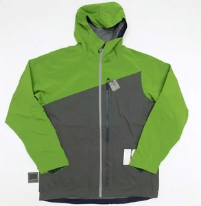 686 SIX EIGHT SIX GLACIER 3L CROSS MULTI SHELL SNOWBOARD HOODED JACKET GREEN S L - Picture 1 of 2