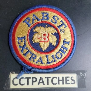 VINTAGE PABST EXTRA LIGHT BEER PATCH - Picture 1 of 2