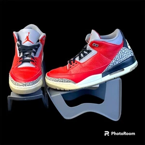 Nike Air Men's Size 12.5 Jordan 3 Retro SE Unite 20 CK5692-600 Mid Fire Red -041 - Picture 1 of 14