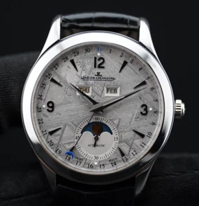 Jaeger Lecoultre Master Calendar Q1558421 Steel Meteorite Automatic Watch - Picture 1 of 14