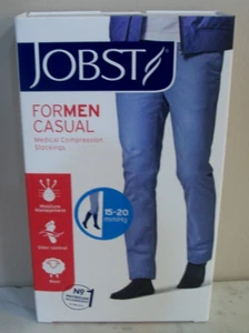 JOBST Calze a Compressione Mediche Casual Uomo Grandi Cachi 15-20 mmHg - Foto 1 di 2