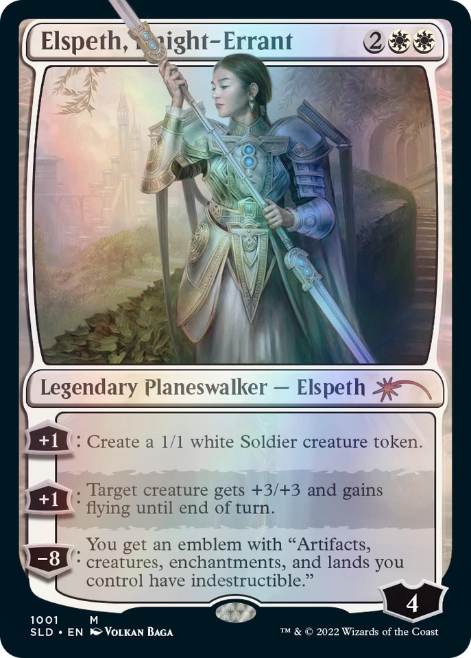 ✨ Elspeth, Knight-Errant FOIL ✨ MTG Secret Lair Volkan Baga - NM/M - Image 1 of 1