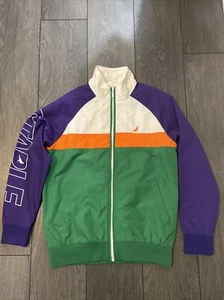 Staple World Renown Windbreaker Marke Tauben mehrfarbig Reißverschluss Größe M - Bild 1 von 9
