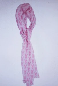 Women Breast Cancer Awareness Scarf - Picture 1 of 2