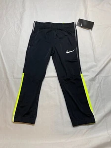 Nike Unisex Kids Elastic Waist Pockets Black Sweat Pants Size 4 - Picture 1 of 5