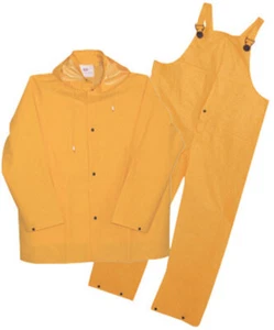 Boss Yellow PVC-Coated Polyester Rain Suit XL - Picture 1 of 1