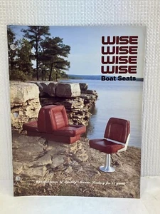 Vintage 1983  Wise Boat Seats Brochure Catalog Fishing 16 Pages - Picture 1 of 7