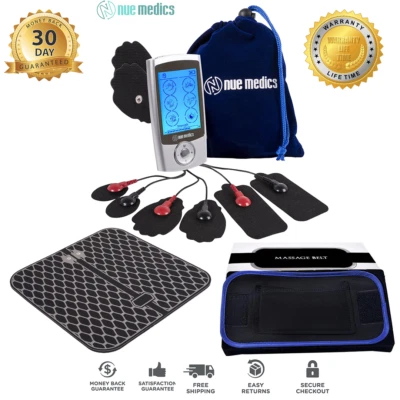 Masajeador de estimulación eléctrica terapia muscular alivio del dolor dispositivo recargable Foto 1 de 4
