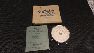 ancien calculateur fowler's manchester - Photo 1/4