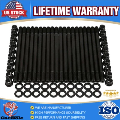 Kit de parafusos de cabeça de cilindro para 2003-2010 Ford 6.0L Powerstroke Diesel VT365 - Imagem 1 de 4