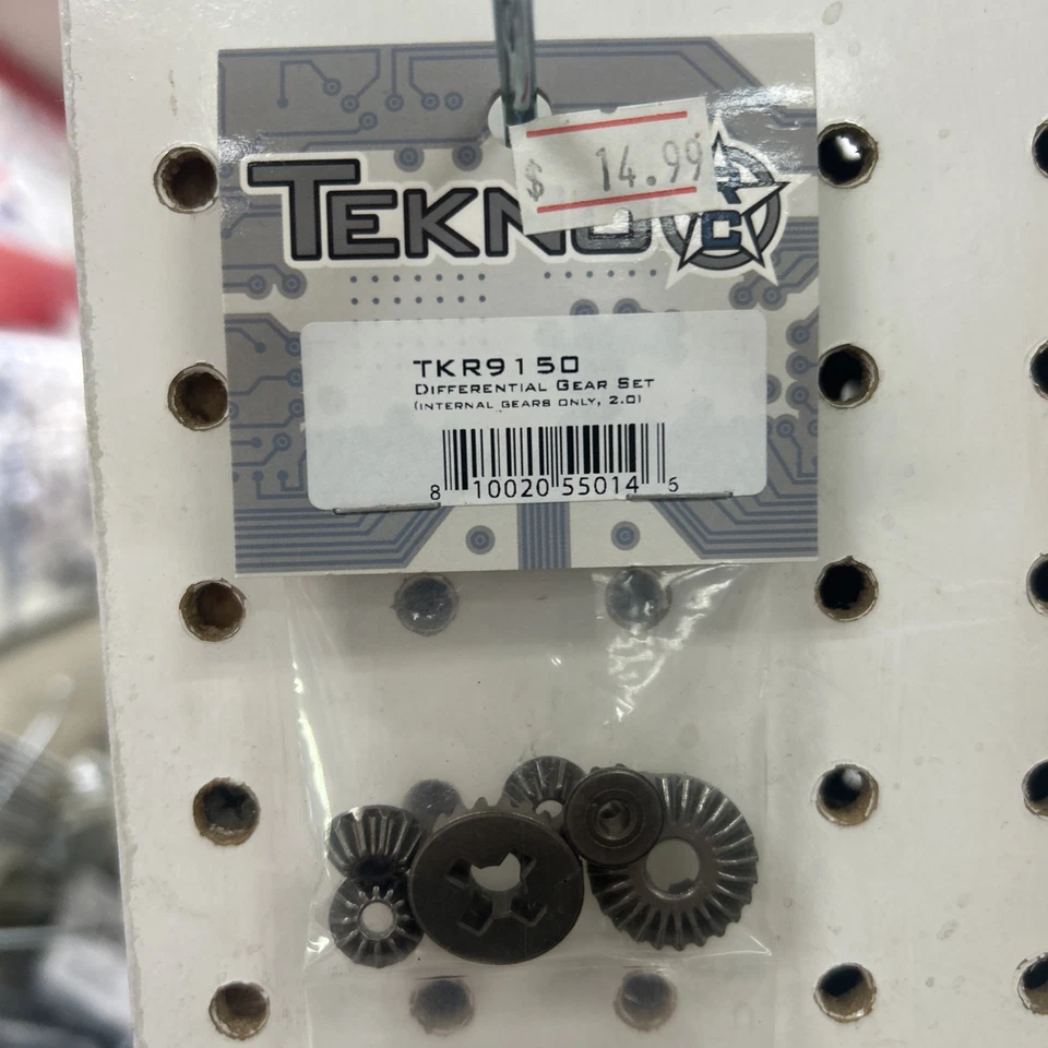 Tekno TKR9150B - Juego de engranajes diferenciales (solo engranajes internos, todos 2.x, 20/10T) Foto 1 de 1