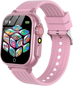 Reloj Inteligente Smartwatch Rosa Para Niña Nina Con Cámara Linterna Contador - Imagen 1 de 7