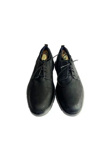 NEW Johnston & Murphy Dark Gray Leather Oxford Dress Shoes Men Size 10 M - Picture 1 of 11